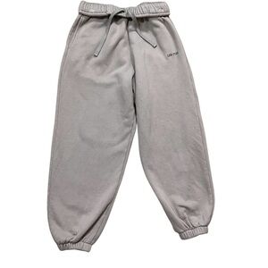 Little Puffy Michelle Choi Dusk Tan Sweatpants Size Medium 23.5” inseam